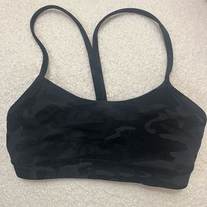 Lulu lemon black army sports bra